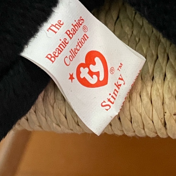Ty Beanie Babies Stinky The Skunk 1995 Retired,Tag Errors - Picture 7 of 8